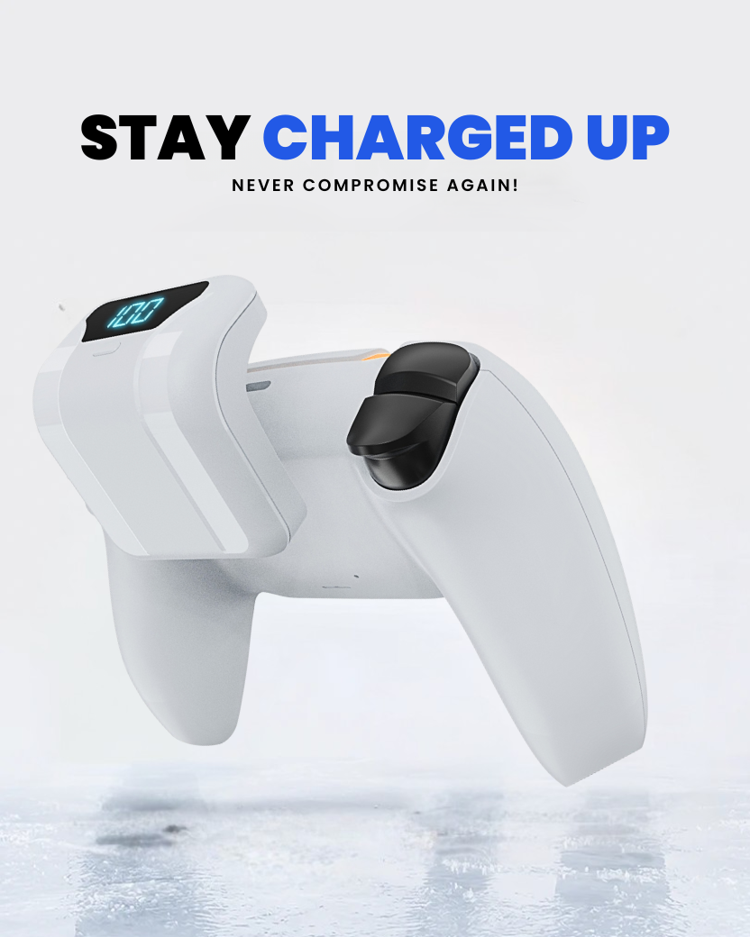 ShadowGrip Quantum™ 1500mAh PS5 DualSense Controller Battery Pack - ShadowGrip Gaming