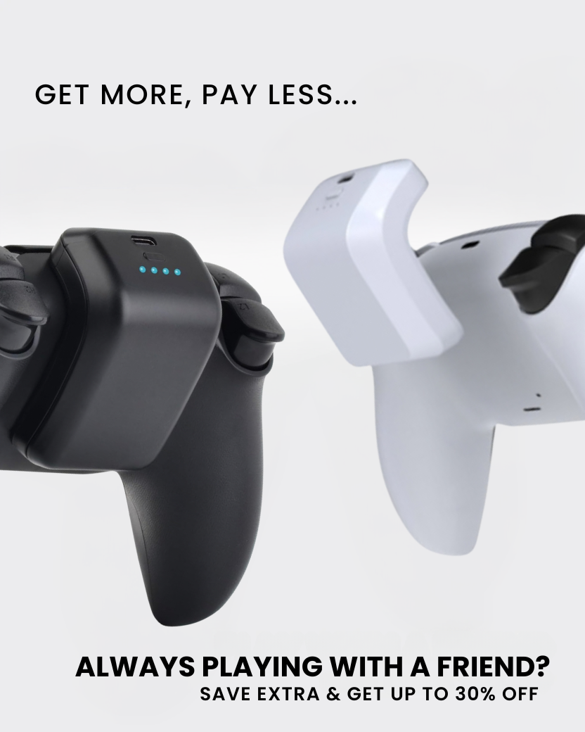 ShadowGrip Contour™ 1500mAh PS5 DualSense Controller Battery Pack - ShadowGrip Gaming